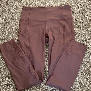 Lululemon Fast and Free leggings, Size 6